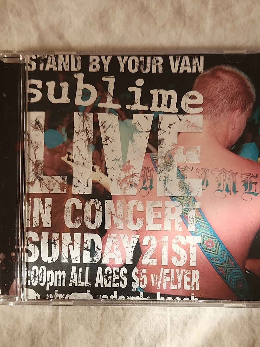 Sublime LIVE In Concert CD - Multi-Color Cover